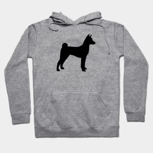 Basenji Dog Breed Silhouette Hoodie